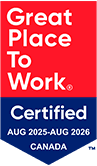 Great Place to Work Certified Canada 2025-2026
